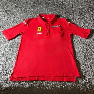 Ferrari Polo Shirt Mens M Challenge Golf Racing Casual